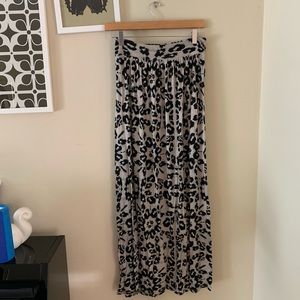 Rebecca Taylor leopard Maxi Skirt